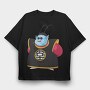 Cartoon Retro Dragon Ball Z 2, Tricou Oversize Barbati (Unisex)
