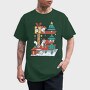 Cat House Christmas, Tricou Barbati (Unisex)