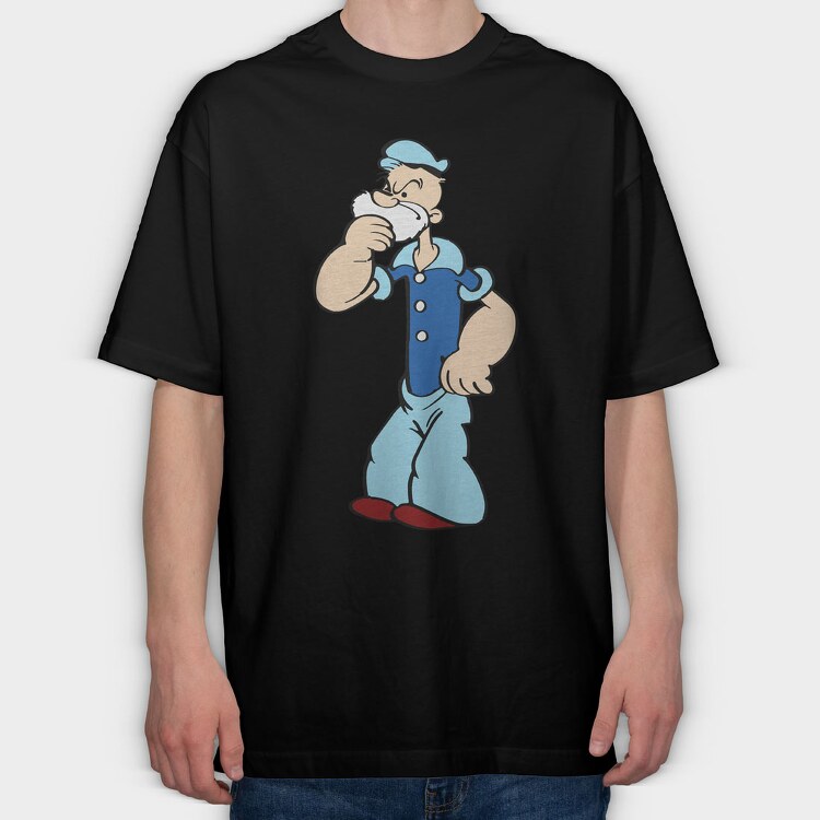 Popeye 17, Tricou Oversize Barbati (Unisex)