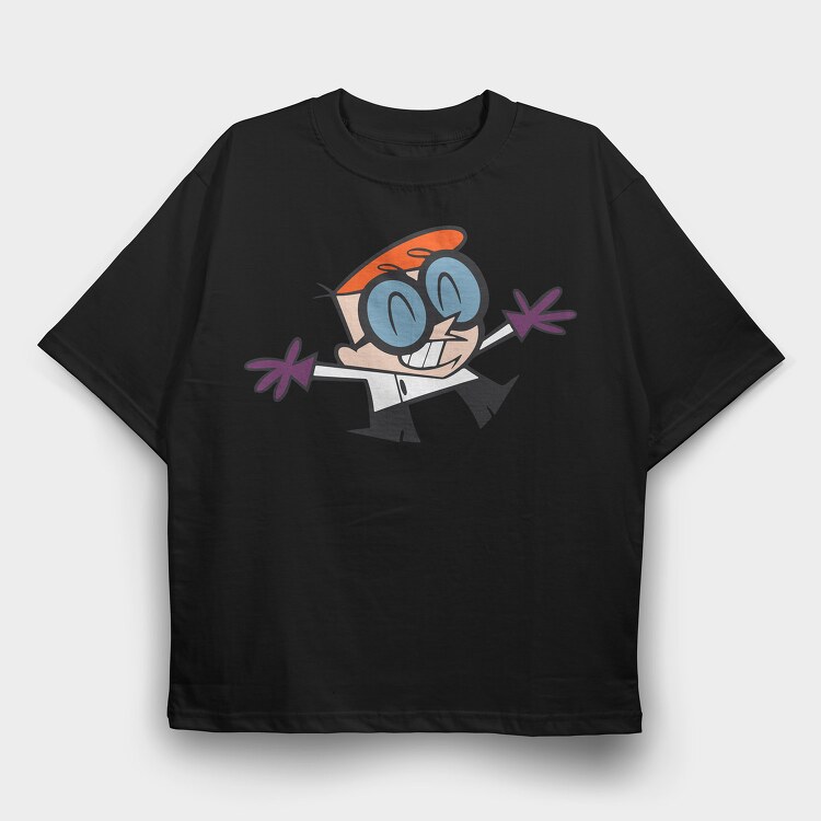 Dexter Laboratory 8, Tricou Oversize Barbati (Unisex)