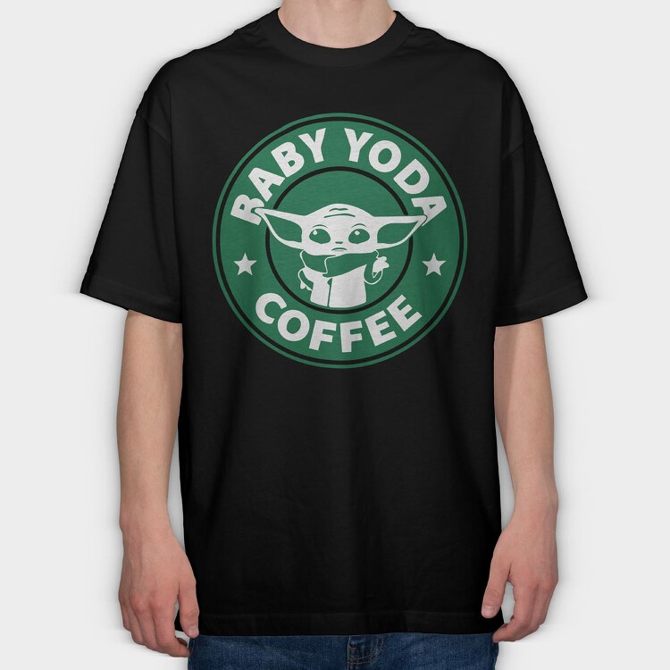 Baby Yoda 25, Tricou Oversize Barbati (Unisex)