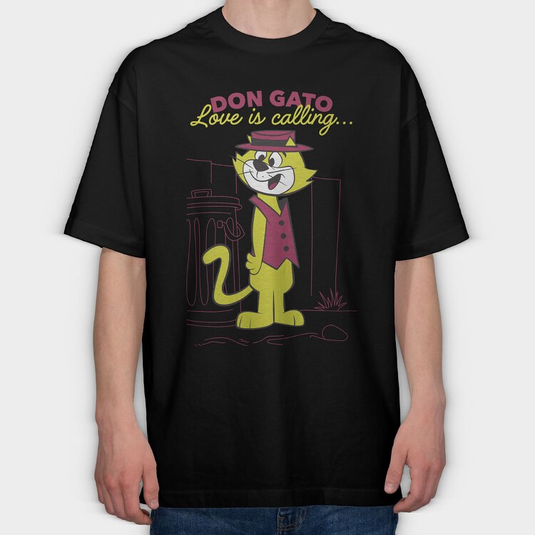 Don Gato, Tricou Oversize Barbati (Unisex)