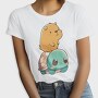 Kawaii Capybara and Turtle, Tricou Femei