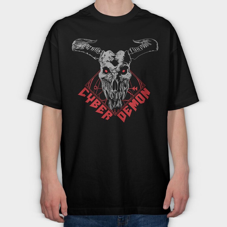 Doom 3, Tricou Oversize Barbati (Unisex)