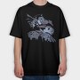 Batman Vs Robin, Tricou Oversize Barbati (Unisex)