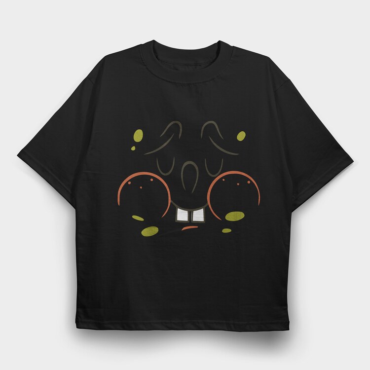 SpongeBob face 1, Tricou Oversize Barbati (Unisex)
