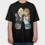 Princess Rockstar 1, Tricou Oversize Barbati (Unisex)
