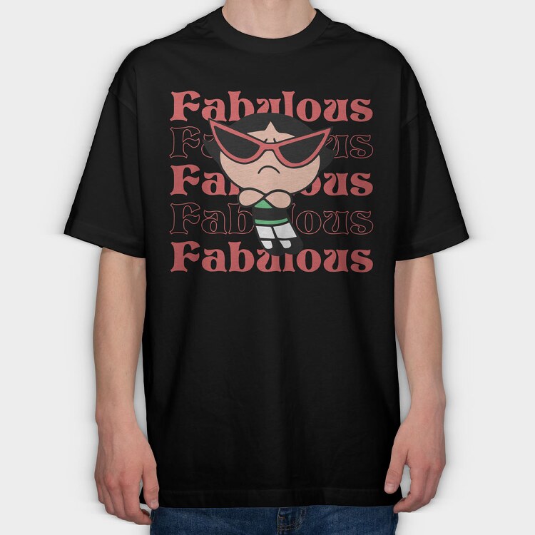 The Powerpuff Girls 1, Tricou Oversize Barbati (Unisex)