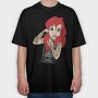 Princess Rockstar 3, Tricou Oversize Barbati (Unisex)