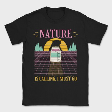 Nature Vaporwave, Tricou Barbati (Unisex)