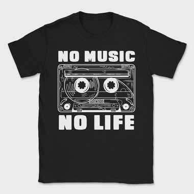 No Music No Life, Tricou Barbati (Unisex)