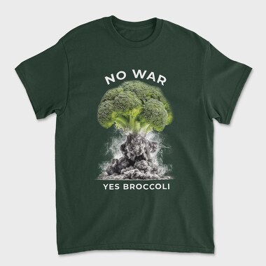 No War Yes Brocoli, Tricou Barbati (Unisex)