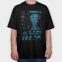 Electric Evil 1, Tricou Oversize Barbati (Unisex)