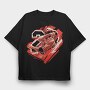 Basketball Slam Dunk, Tricou Oversize Barbati (Unisex)