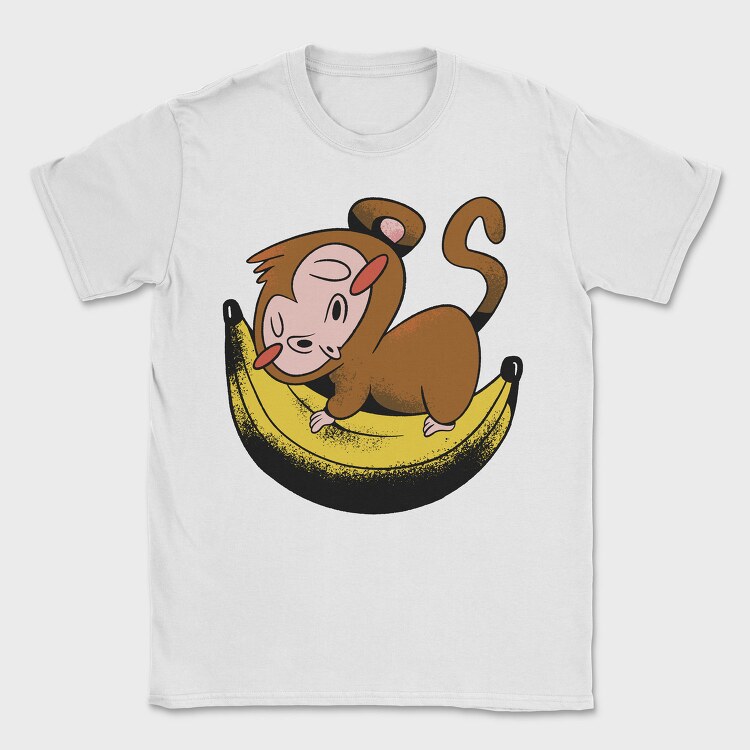 Banana Monkey Ride, Tricou Barbati (Unisex)