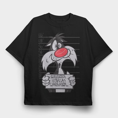 Prisoner Sylvester, Tricou Oversize Barbati (Unisex)