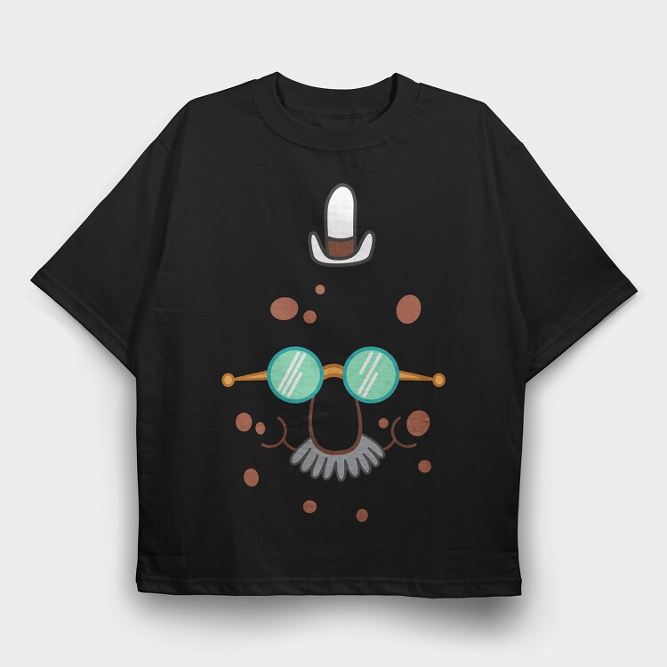SpongeBob Faces 14, Tricou Oversize Barbati (Unisex)