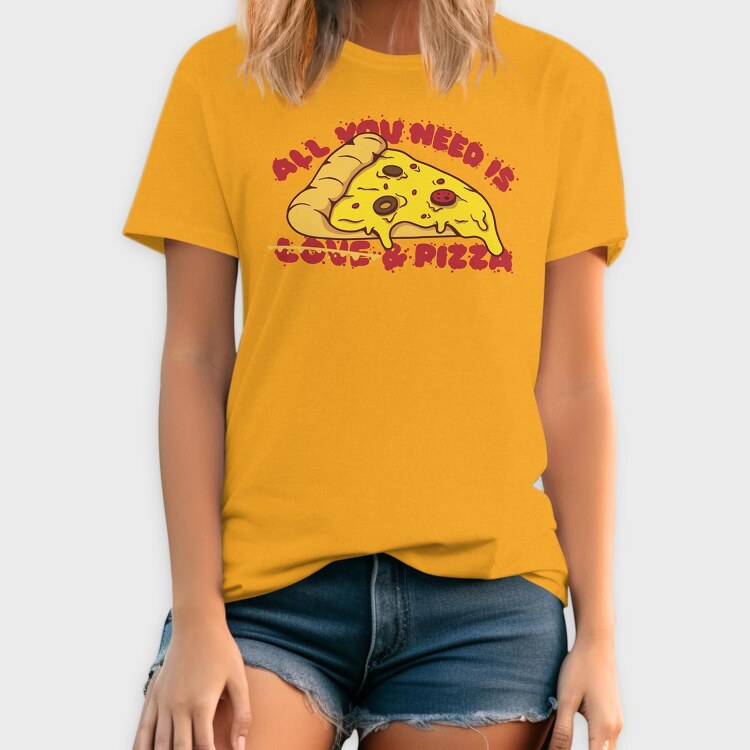 All You Need is Love and Pizza, Tricou Barbati (Unisex)