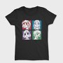 Anime Girl Faces, Tricou Femei
