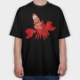 Cartoon Retro La Sirenta 4, Tricou Oversize Barbati (Unisex)