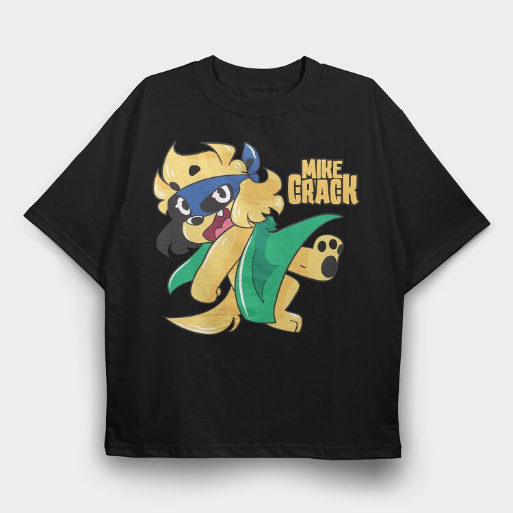 Mike Crack, Tricou Oversize Barbati (Unisex)