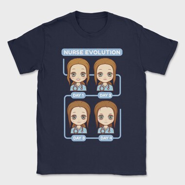 Nurse Evolution, Tricou Barbati (Unisex)