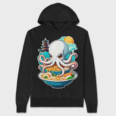 Octopus Ramend, Hanorac Oversize Barbati (Unisex)