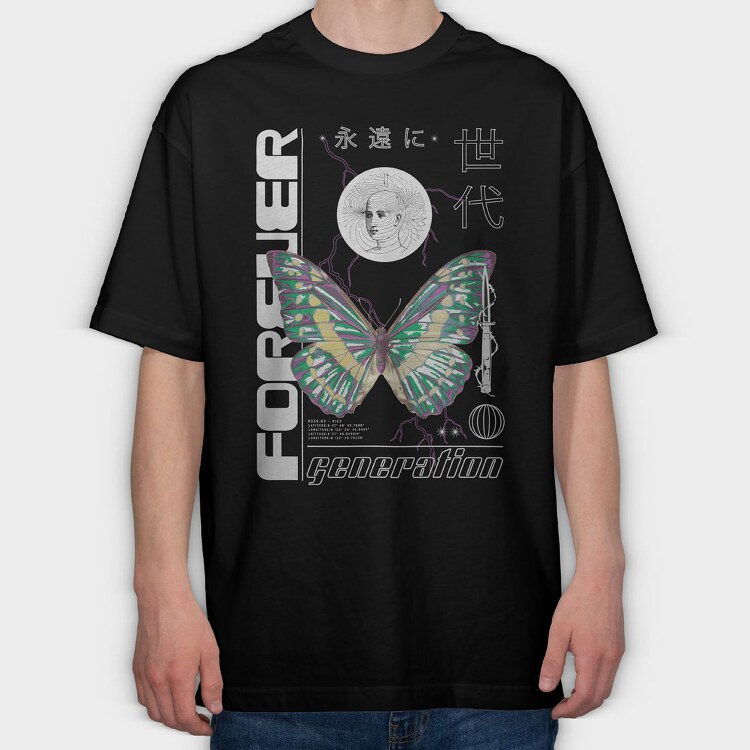Forever 2 2, Tricou Oversize Barbati (Unisex)
