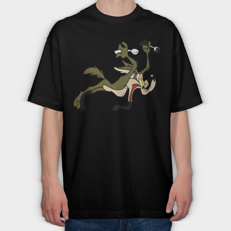 Cartoon Retro Looney Tunes 4, Tricou Oversize Barbati (Unisex)