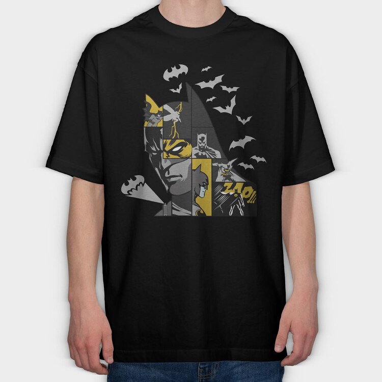 Batman Design, Tricou Oversize Barbati (Unisex)