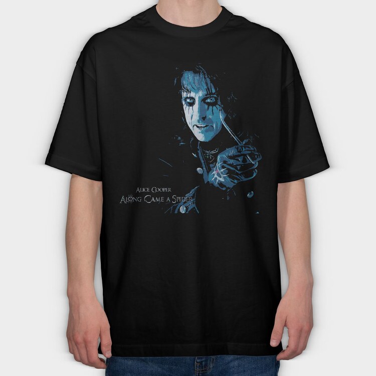 Alice Cooper Spider, Tricou Oversize Barbati (Unisex)