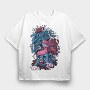 Attack Of The Tombicorn, Tricou Oversize Barbati (Unisex)