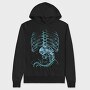 Astronaut Sketch, Hanorac Oversize Barbati (Unisex)