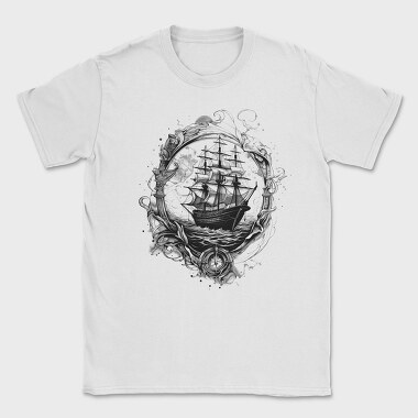 Old Sailing Ship, Tricou Barbati (Unisex)