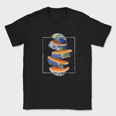 Orange Earth, Tricou Barbati (Unisex)