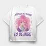Anime Pause Drink, Tricou Oversize Barbati (Unisex)