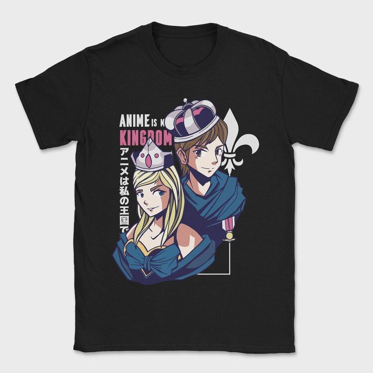 Anime Kingdom Crown, Tricou Barbati (Unisex)