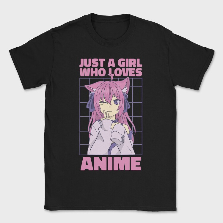 Anime Girl Vibes, Tricou Barbati (Unisex)