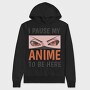 Anime Eyes Pause Here, Hanorac Oversize Barbati (Unisex)