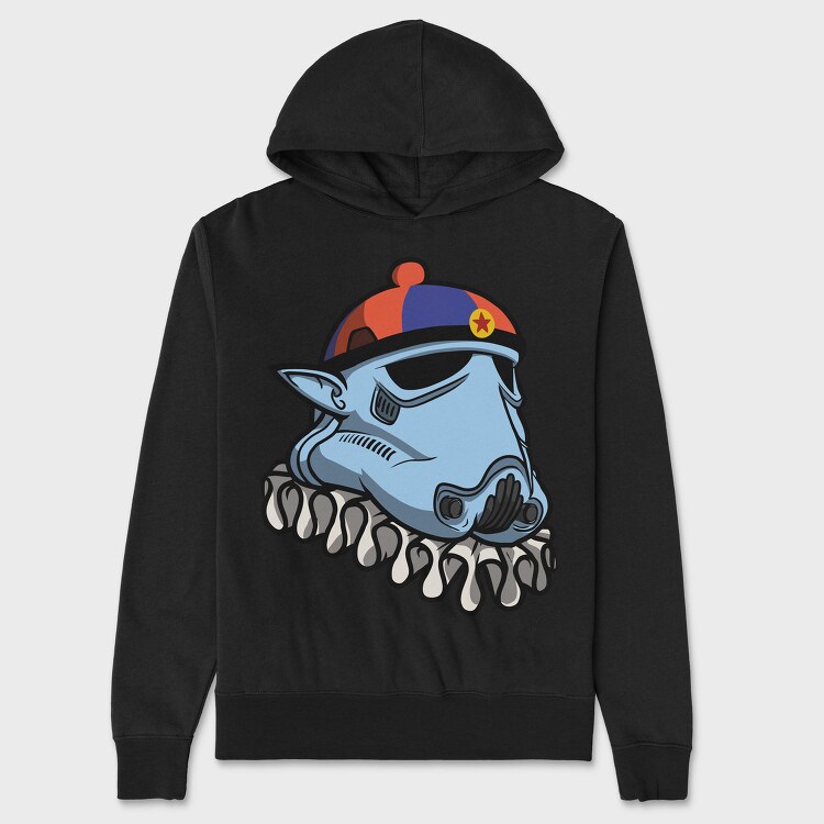 Alien Soldier, Hanorac Oversize Barbati (Unisex)