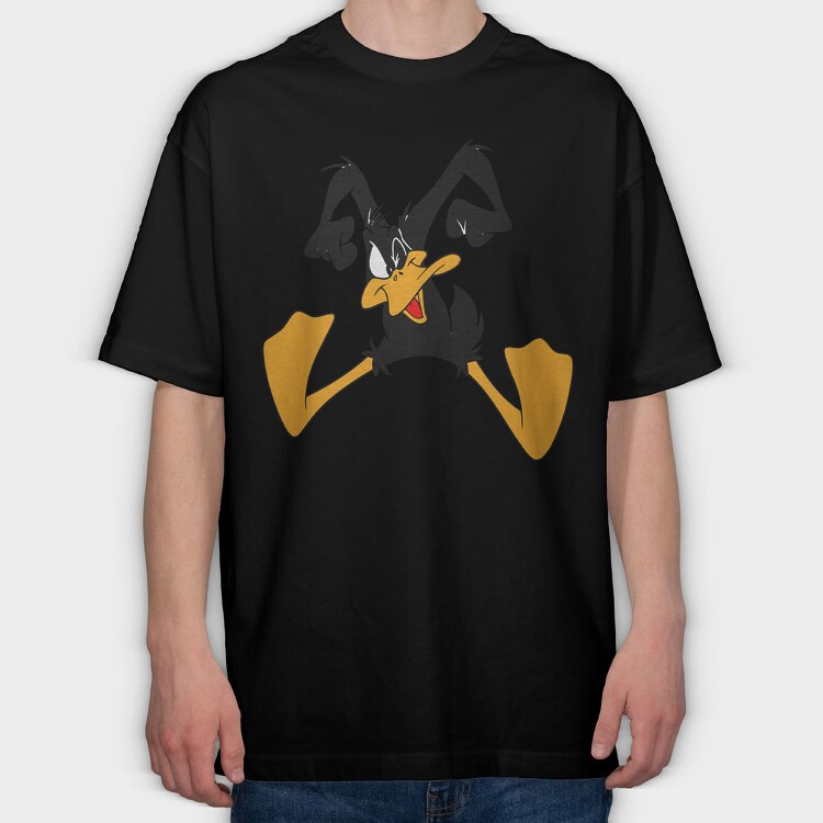 Cartoon Retro Pato Lucas 2, Tricou Oversize Barbati (Unisex)