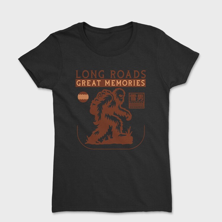Yeti Long Roads, Tricou Femei