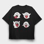 Boos, Tricou Oversize Barbati (Unisex)