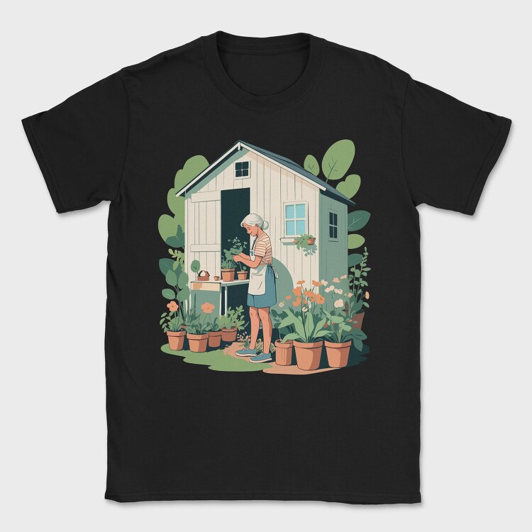 Woman Garden, Tricou Barbati (Unisex)