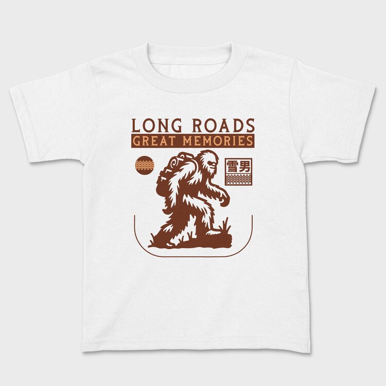 Yeti Long Roads, Tricou Copii