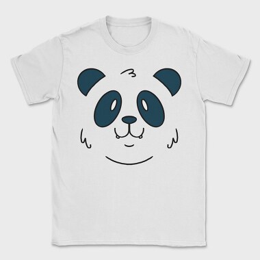 Panda Face, Tricou Barbati (Unisex)