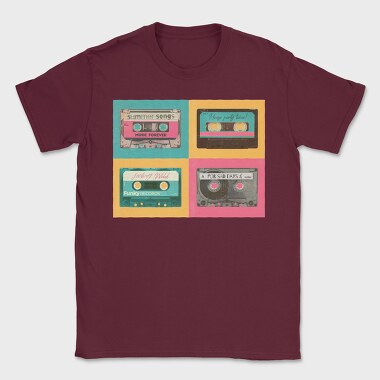 Pastel Cassettes, Tricou Barbati (Unisex)