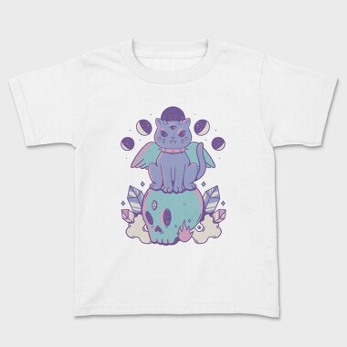 Pastel Goth Cat, Tricou Copii
