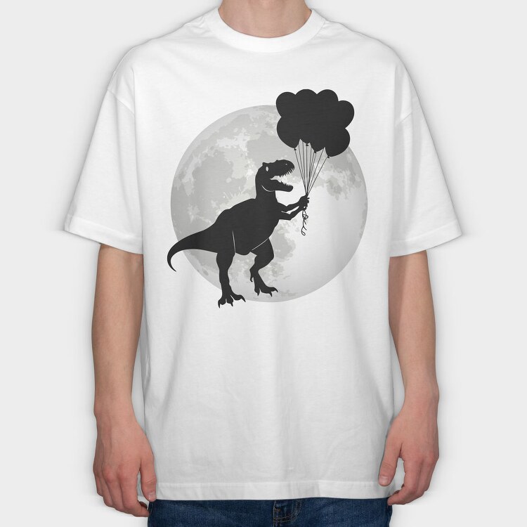 Trex Balloons, Tricou Oversize Barbati (Unisex)