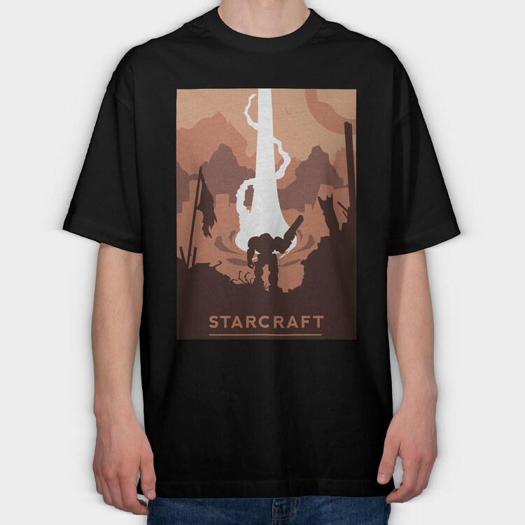 Starcraft 6, Tricou Oversize Barbati (Unisex)